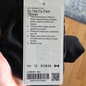 On the fly pant woven lululemon
